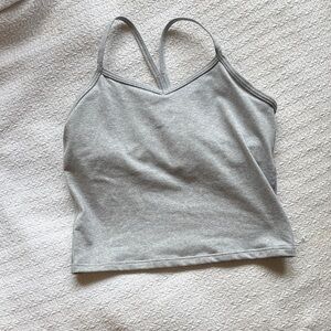 Athleta Light Gray Textured Tank